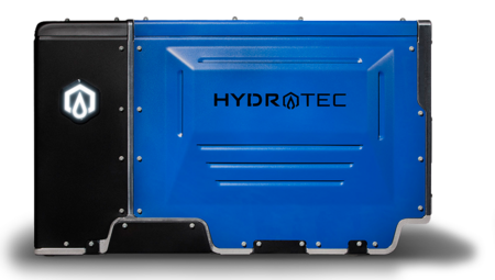 Front View of the GM Powered Solutions HYDROTEC Fuel Cell Power Cube
