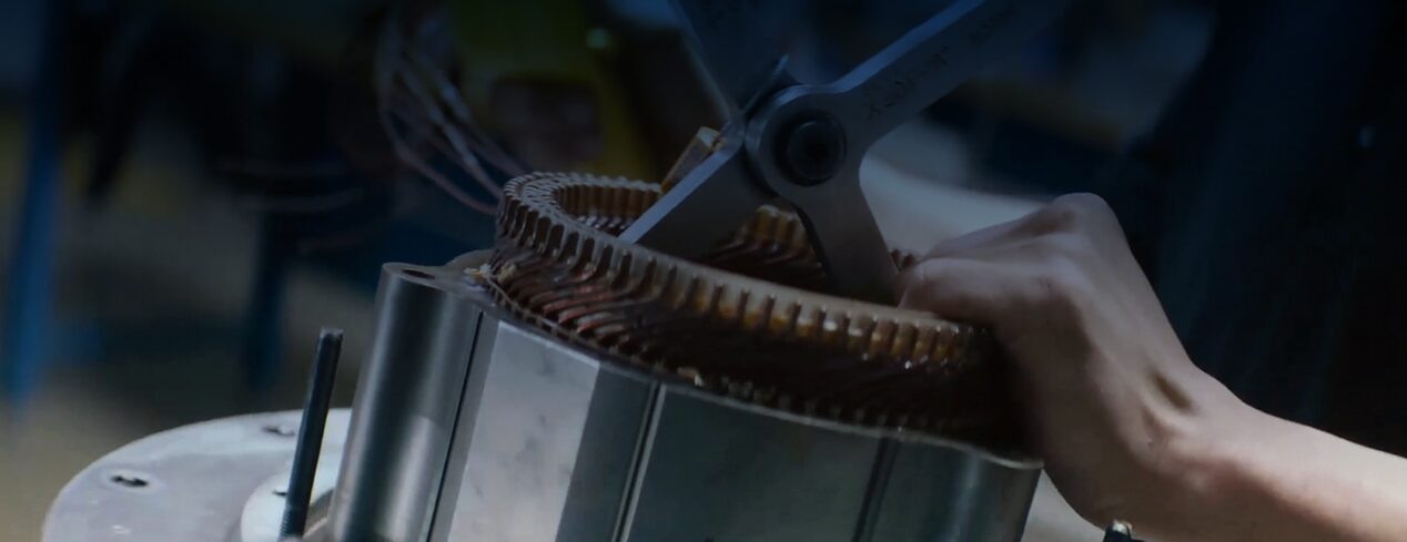An Image of an Electric Motor Repair Machine