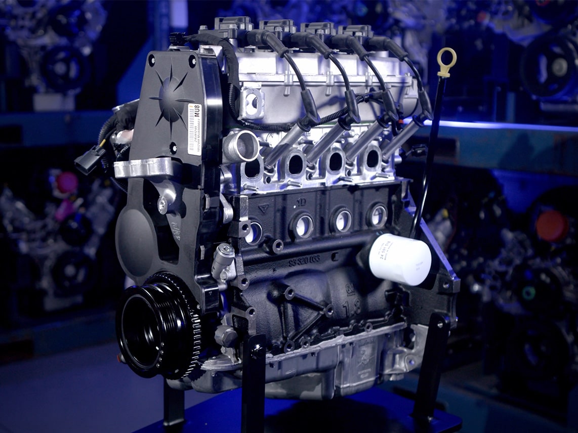 Video Screenshot of a Large GM Industrial Engine