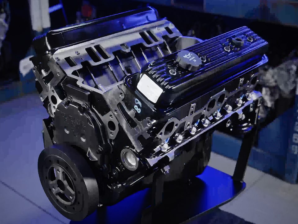 Video Screenshot of General Motors Industrial Engine