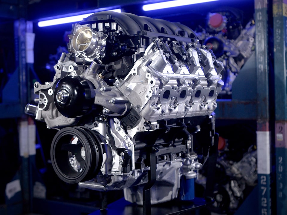 Video Screenshot of a GM Industrial Engine