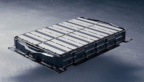 Three Quarters View of a GM Ultium Battery